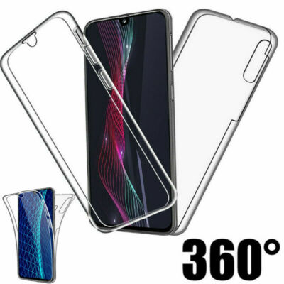 For Samsung S24 S23 Ultra  A54 A14 360° Full Protect Clear Front Back Case Cover