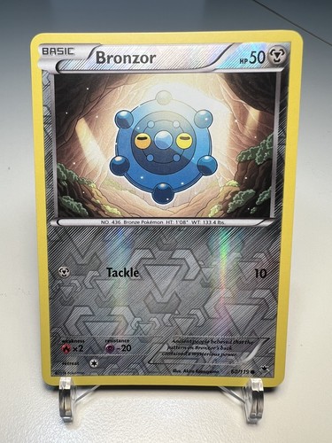 Pokémon TCG Bronzor Phantom Forces 60/119 Reverse Holo Common 2014 - NM - Picture 1 of 3