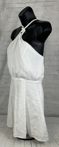 Do+Be Mujer Halter Skort Mameluco Blanco Beach Resort Talla L Coco Niña Minimalista - Imagen 2 de 8