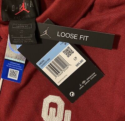 Men's Jordan Brand Crimson Oklahoma Sooners College Replica