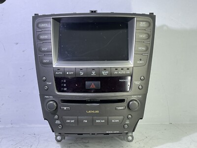 LEXUS OEM IS250 IS350 FRONT NAVIGATION RADIO STEREO SCREEN
