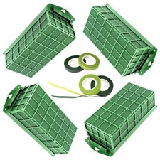 Floral Foam Cage 4 Pieces Floral Foam for Artificial Flowers Dry Floral Foam ...