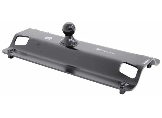 Receptor de enganche de remolque de cuello de ganso Pro Series 49080 para rieles de quinta rueda 25000 lb Foto 2 de 4