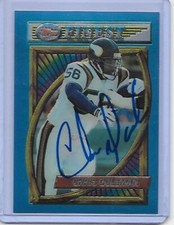 Football Card IP auto CHRIS DOLEMAN Minnesota Vikings 1993 Topps Finest