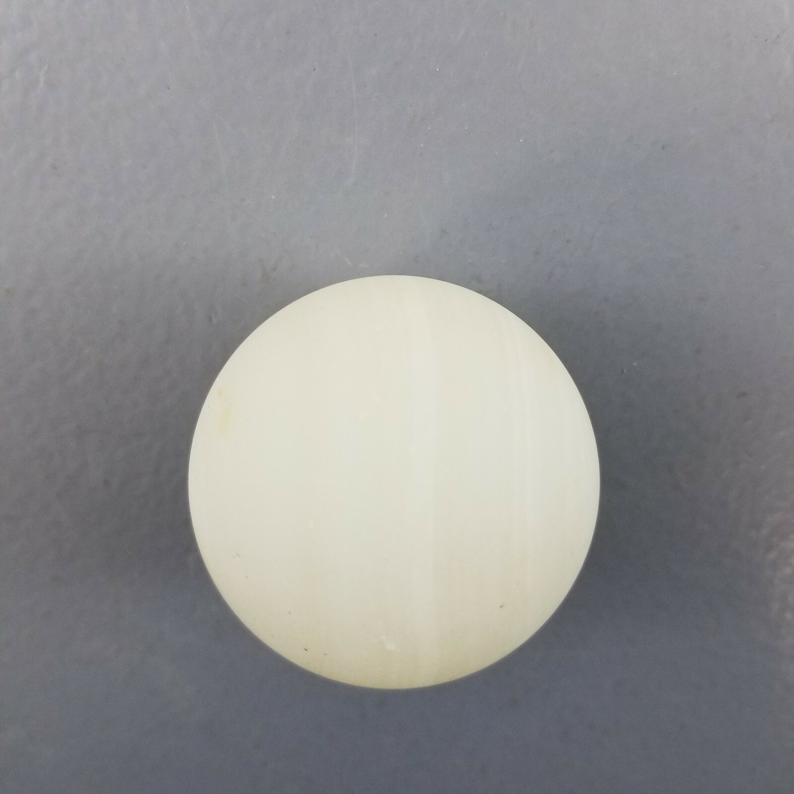 Vintage White Rock Gear Shift Knob 1 1/2" Shifter Threaded Ball Rat Rod