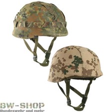 ORIGINAL BUNDESWEHR HELMBEZUG WENDBAR FLECKTARN WÜSTENTARN GEFECHTSHELM BW HELM