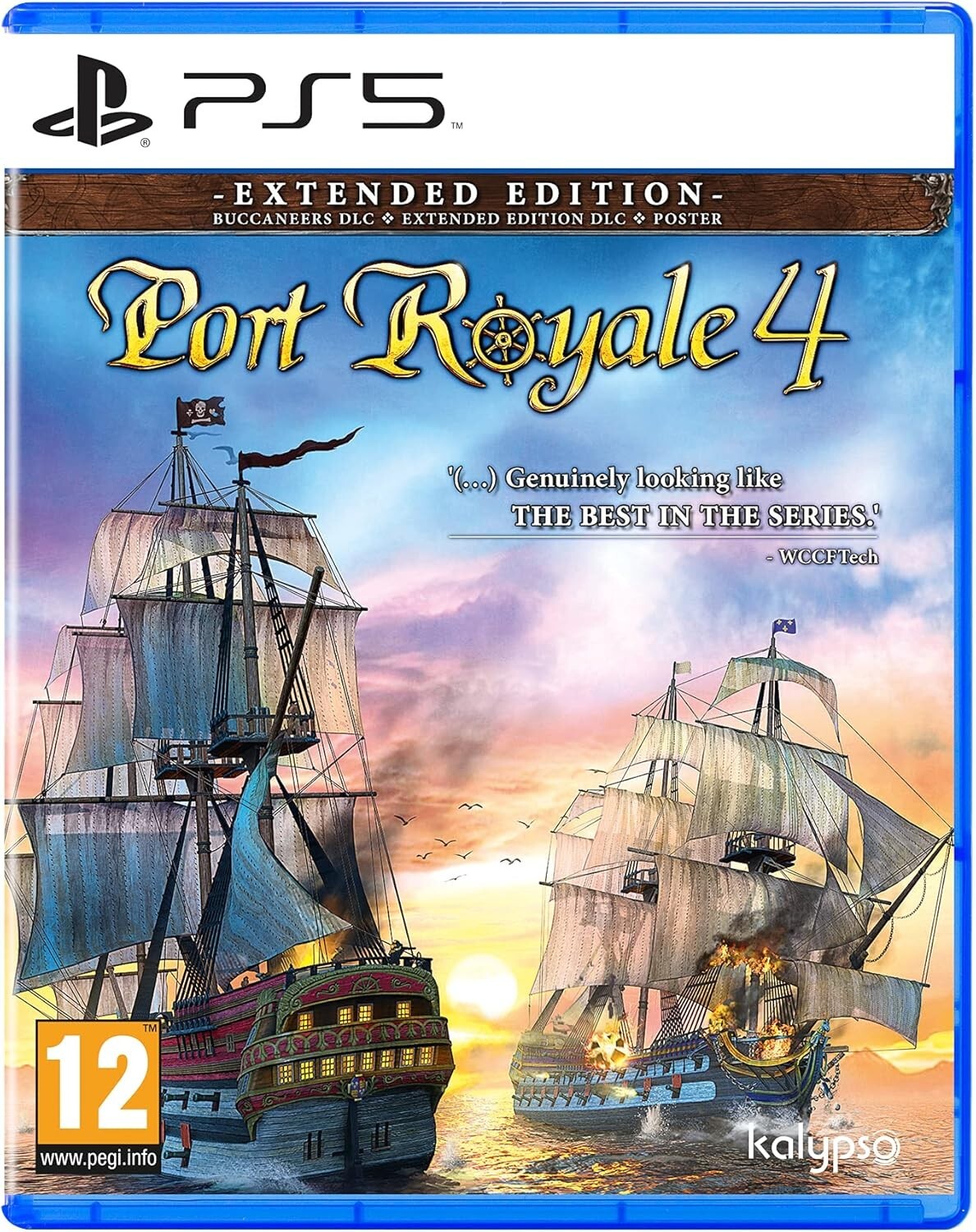 PS5 Port Royale 4 Extended Edition Pirates Ships PlayStation 5 Game (No Poster)