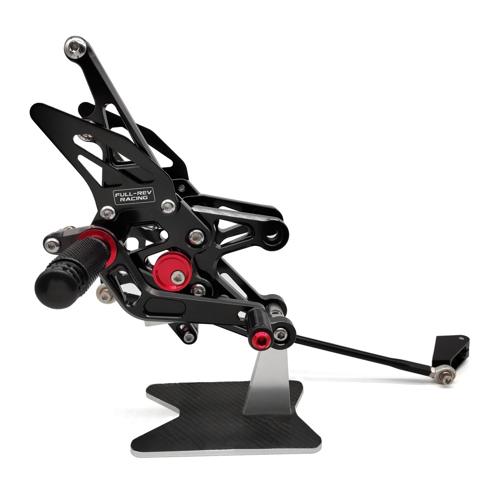 FULL-REV For YAMAHA YZF-R1 R1 07-08 CNC Adjustable Rearset Foot Pegs Footrests