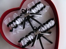 NEW Sexy Bride Wedding Garter White Black Prom GetTheGoodStuff Motorcycle
