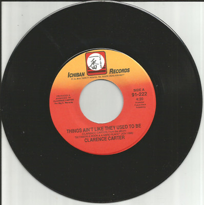 CLARENCE CARTER Things Ain t Like / Pickin Em Up LIMITED USA 7 INCH Vinyl MINT