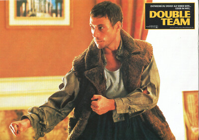 DOUBLE TEAM: 1 ORIGINAL- AUSHANGFOTO (21x29cm) JEAN-CLAUDE VAN DAMME -1-