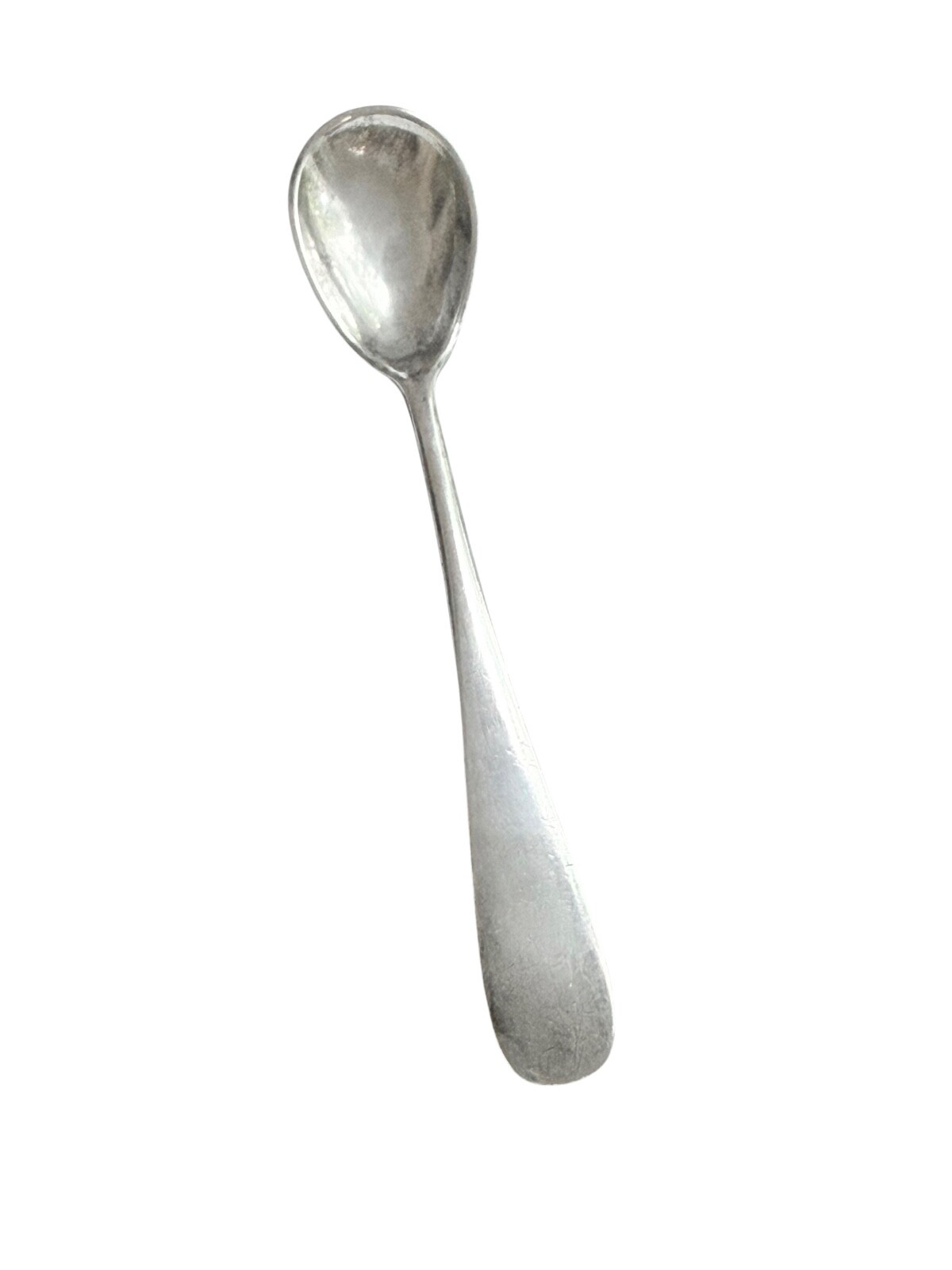 Antique Berndorf ART KRUPP 4½” Demitasse Spoon – Bear Mark – Austria c.1900