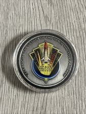 NASA - LEGACY OF THE SPACE SHUTTLE PROGRAM Flown Metal Medallion Coin CV JD