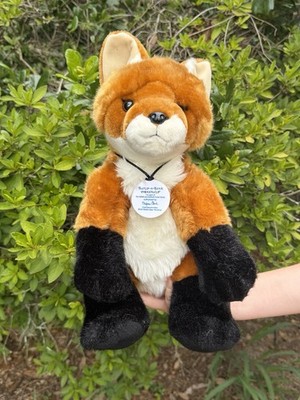 Build-A-Bear Red Fox Plush Realistic Animal 12'' St Louis Zoo WildCare BAB