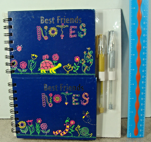 Scholastic Best Friends Notes Spiral Notebooks Pens Girls Trading ...