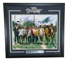 The Sandlot 16x20 Framed Photo Autographed by 8 Cast Members JSA