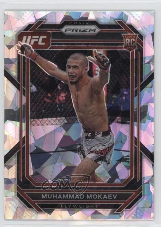 2023 Panini Prizm UFC Ice Prizm Muhammad Mokaev #124 3bs