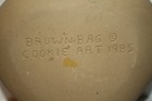 BROWN BAG COOKIE ART  Ceramic Mold LACE HEART Wedding Doves w/RECIPES Book 1985  — photo 9