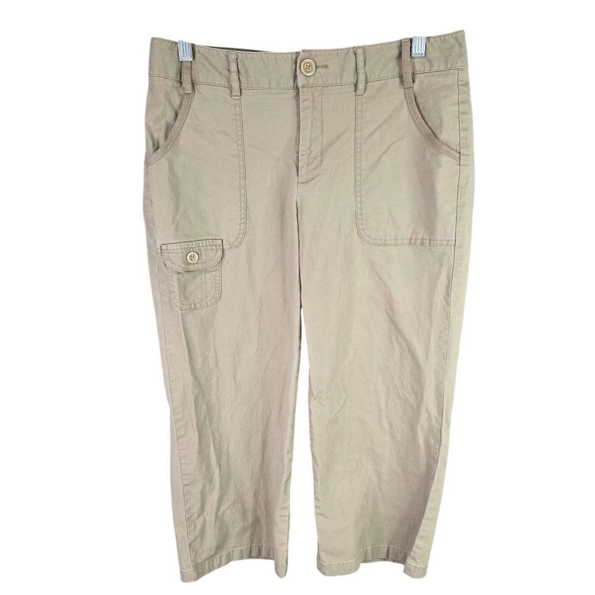 Pantalon Cargo Capri Dockers Chambray – Taille 6 Femme – Neuf Avec étiquettes
