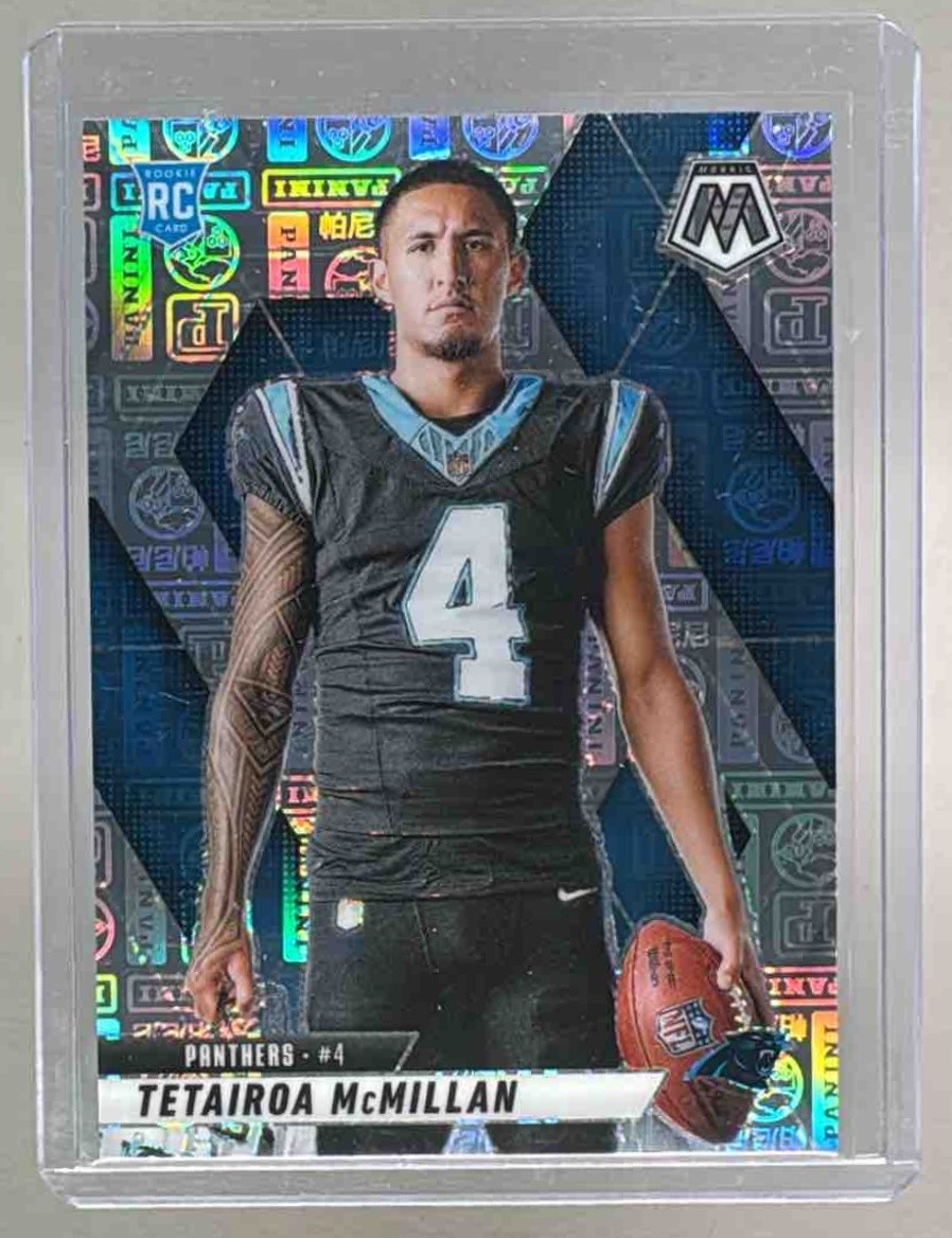 Tetairoa McMillan 2025 Panini Mosaic #274 Silver Knight Prizm Rookie RC /149