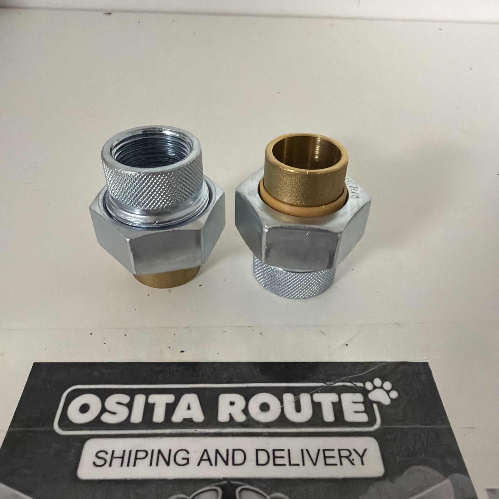WHATTS LF301  3/4'' SOLDER DIELECTRIC UNION LOT OF 2