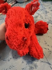 Aurora Sparkle Tales Sizzle Red Dragon Plush 12  