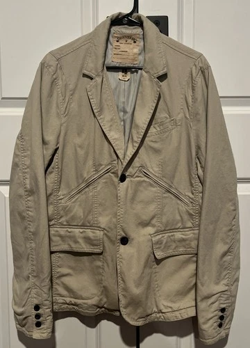 Converse by John Varvatos Canvas Military Utility Blazer Jacket Mens Size XL video thumbnail