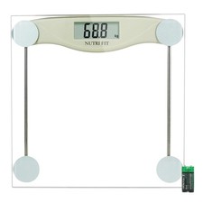 Nutri Fit Digital Bathroom Scale - Accurate Body Weight, 330 lb Capacity Step-On