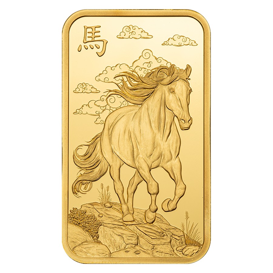 2026 1 oz Gold Bar - PAMP Suisse Year of the Horse w/ Assay | eBay