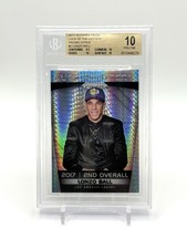 2017-18 Panini Prizm Lonzo Ball Luck of the Lottery Hyper RC BGS 10 Pristine