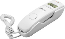 T112 Trimline Corded Telephone with Caller ID Off-White 