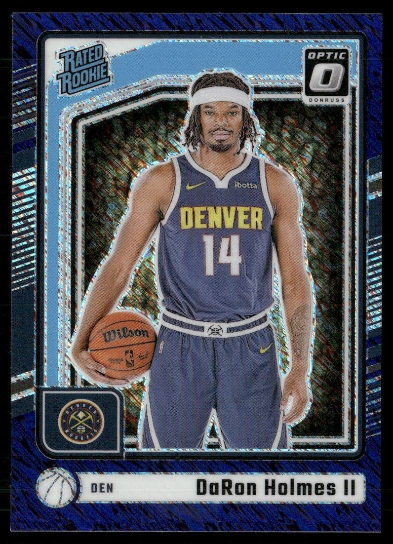 DaRon Holmes II Rookie 2024-25 Donruss Optic Purple Shimmer Denver Nuggets #262
