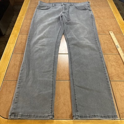 Mott and Bow Skinny Stone Jeans Mens Sz 28 x 32 Gray Denim Pants Stretch