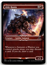 MTG Akki Ronin (Showcase) C Kamigawa: Neon Dynasty 319 LP