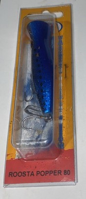 HALCO ROOSTA POPPER 80 Hard Lures Boat Fishing 80mm 16gr Pilchard