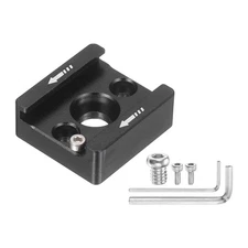 Cold Shoe Mount Adapter, Cold Shoe Extension Extender with 1/4" Screw