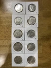1964 Kennedy Half Dollar Silver Business Strike Lot Of 10