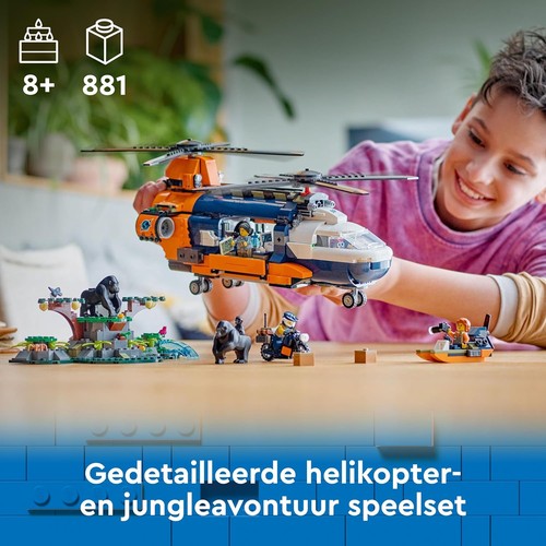 LEGO City Jungle Explorer Helicopter at Base Camp, Vehicle Building (US IMPORT) - Picture 4 of 8