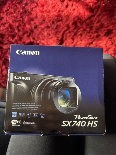 Canon PowerShot SX740 HS 20.3 MP-Black-BRAND NEW!