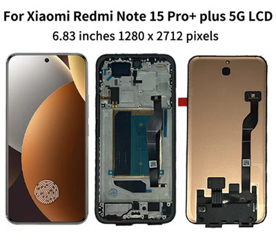 OLED For Xiaomi Redmi Note 15 Pro+ LCD Display Screen Touch Digitizer Assembly