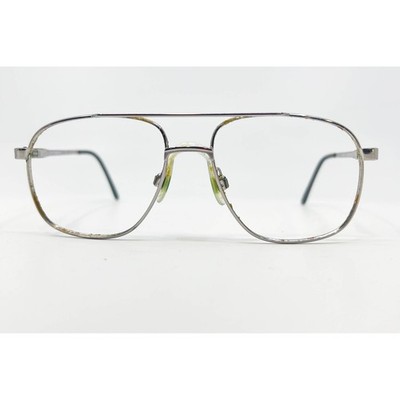 Marchon NYC Eyeglass Frames Mens Silver Aviator M-Jonathan 2 54-16-135