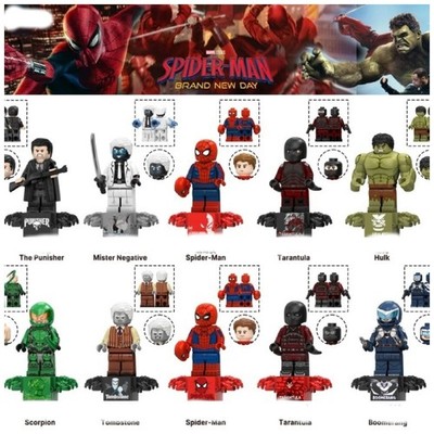 Lego Marvel Spiderman Brandneu Tag Film Spiel Superheld Mini Figuren Spielzeug
