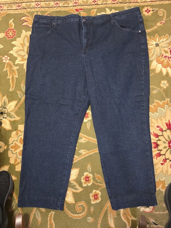 Womens Plus Sz 26 Blue Jeans Excellent Condition