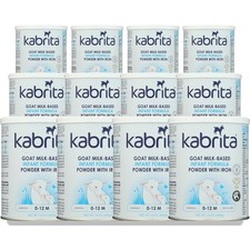 Kabrita 0-12 Month Goat Milk Infant Formula Powder With Iron 14 Oz 12 Pack