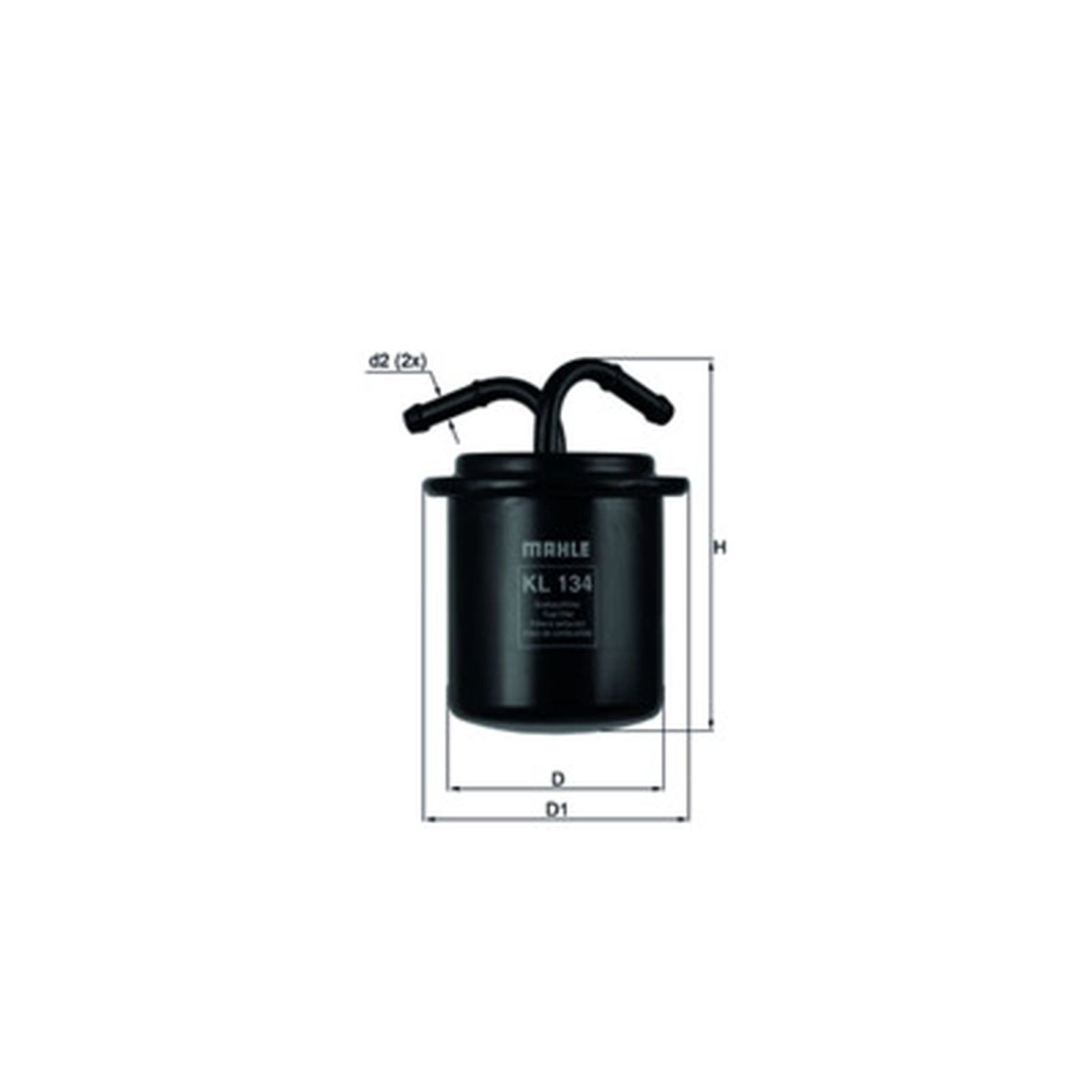 ORIGINAL® Knecht Kraftstofffilter für Subaru FORESTER IMPREZA Schrägheck