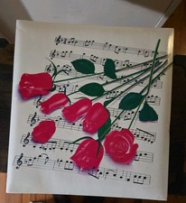 Vtg 1980's Lisa Frank Vintage Scrapbook 1988 Music Notes Roses Floral Retro