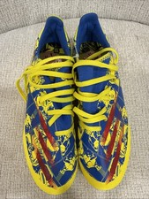 adidas Marvel X-Men Wolverine Soccer Cleats Yellow Blue FG Men’s Size  7.5