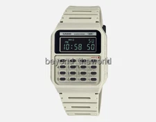 Casio CA-53WB-8B Retro Calculator Watch Ivory Digital Display ⭐Tracking⭐