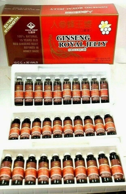 #ad #ad GINSENG ROYAL JELLY EXTRACT EXTRA STRENGTH ENERGY ENDURANCE 1 BOX 30 VIALS $22.99