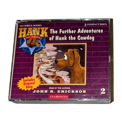 Hank the Cowdog #2 Audio Book 3 CDs with Song Read by Author John Erickson A+ CD - Image 1 of 4